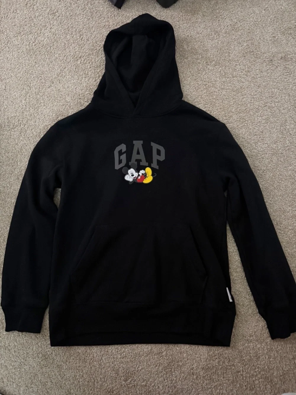 GAP Black Mickey Hoodie - Kids XL